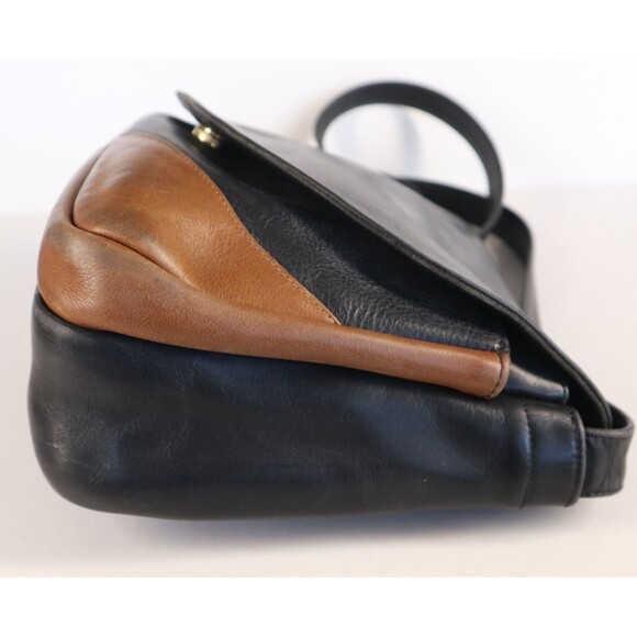 Frank Clegg Handcrafted Smooth Leather Flap Crossbody Shoulder Handbag Purse - Picture 13 of 16